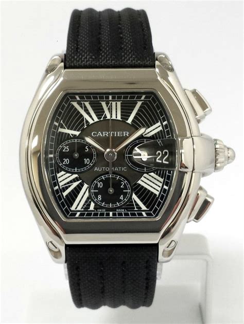 cartier roadster strap replica|cartier roadster black leather strap.